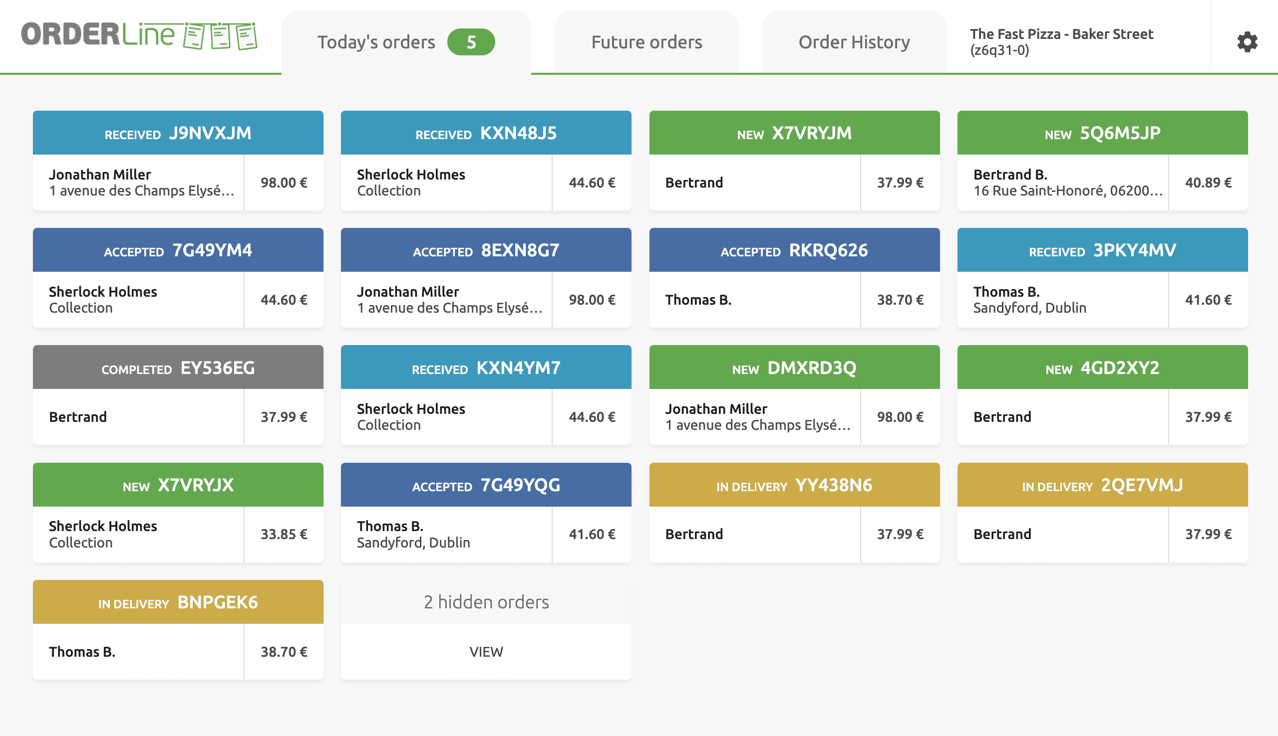 OrderLine