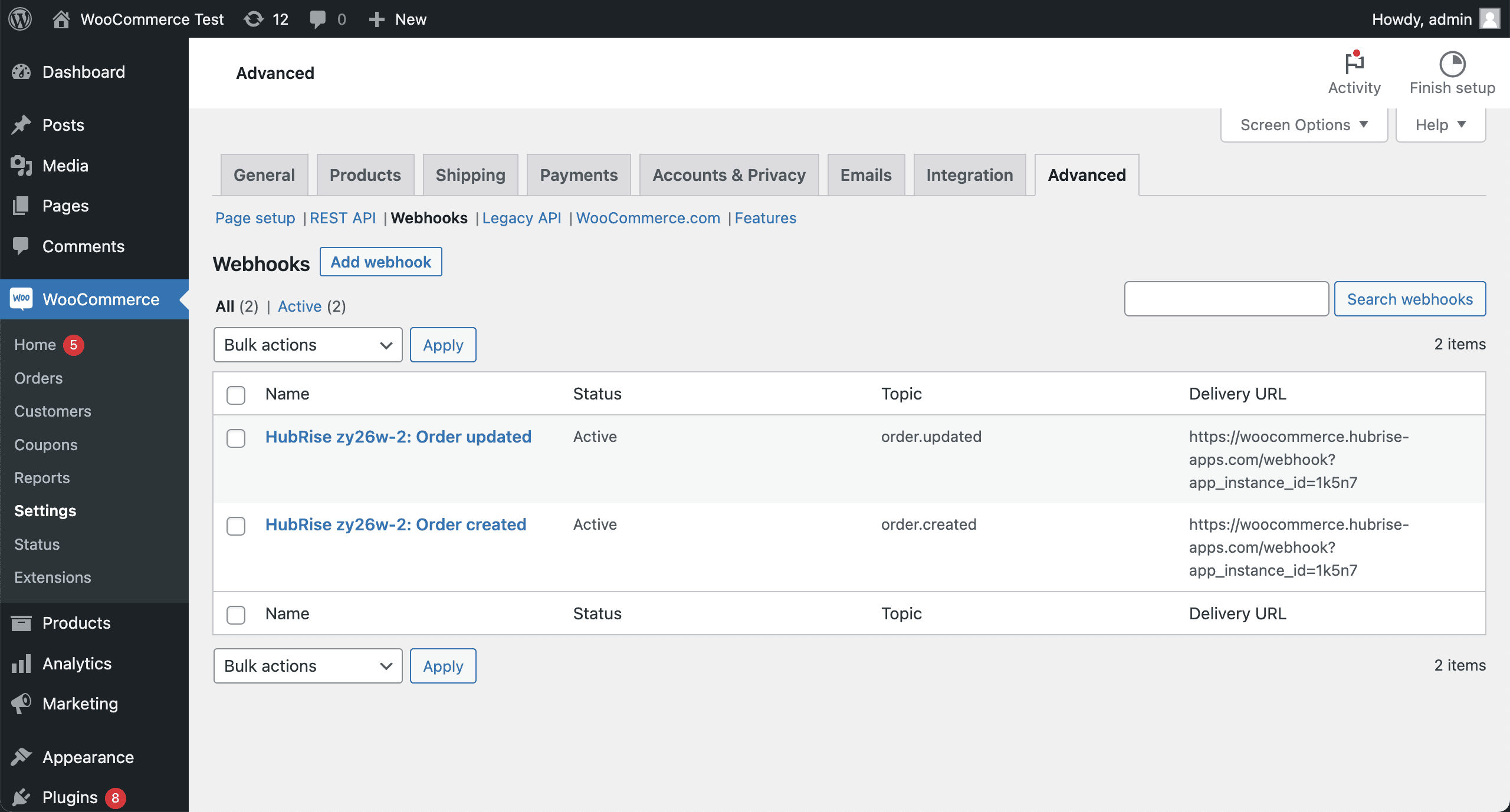 Entering the ref code in the SKU field for a WooCommerce variation