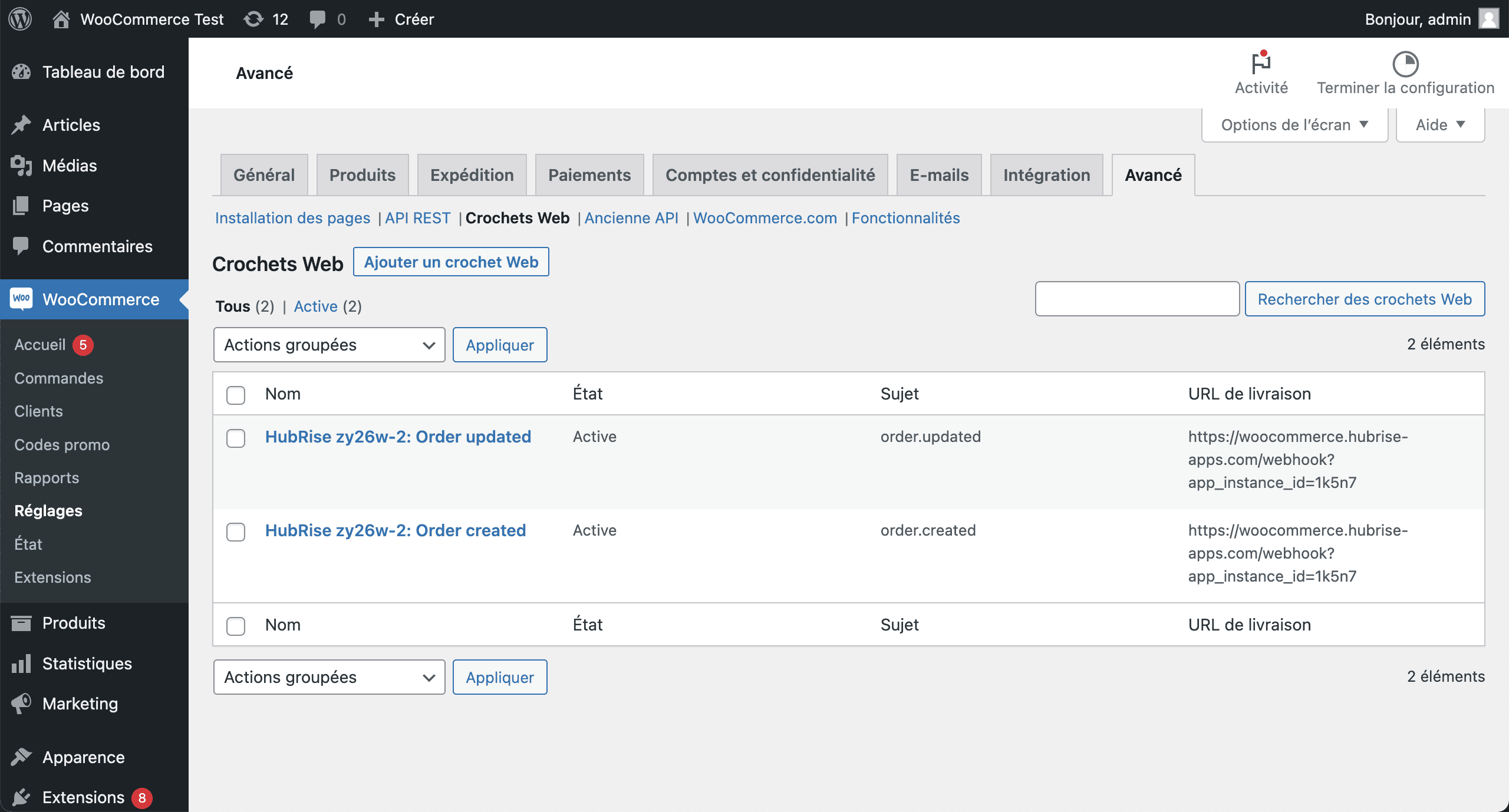 Saisie du code ref dans le champ SKU pour une variante WooCommerce