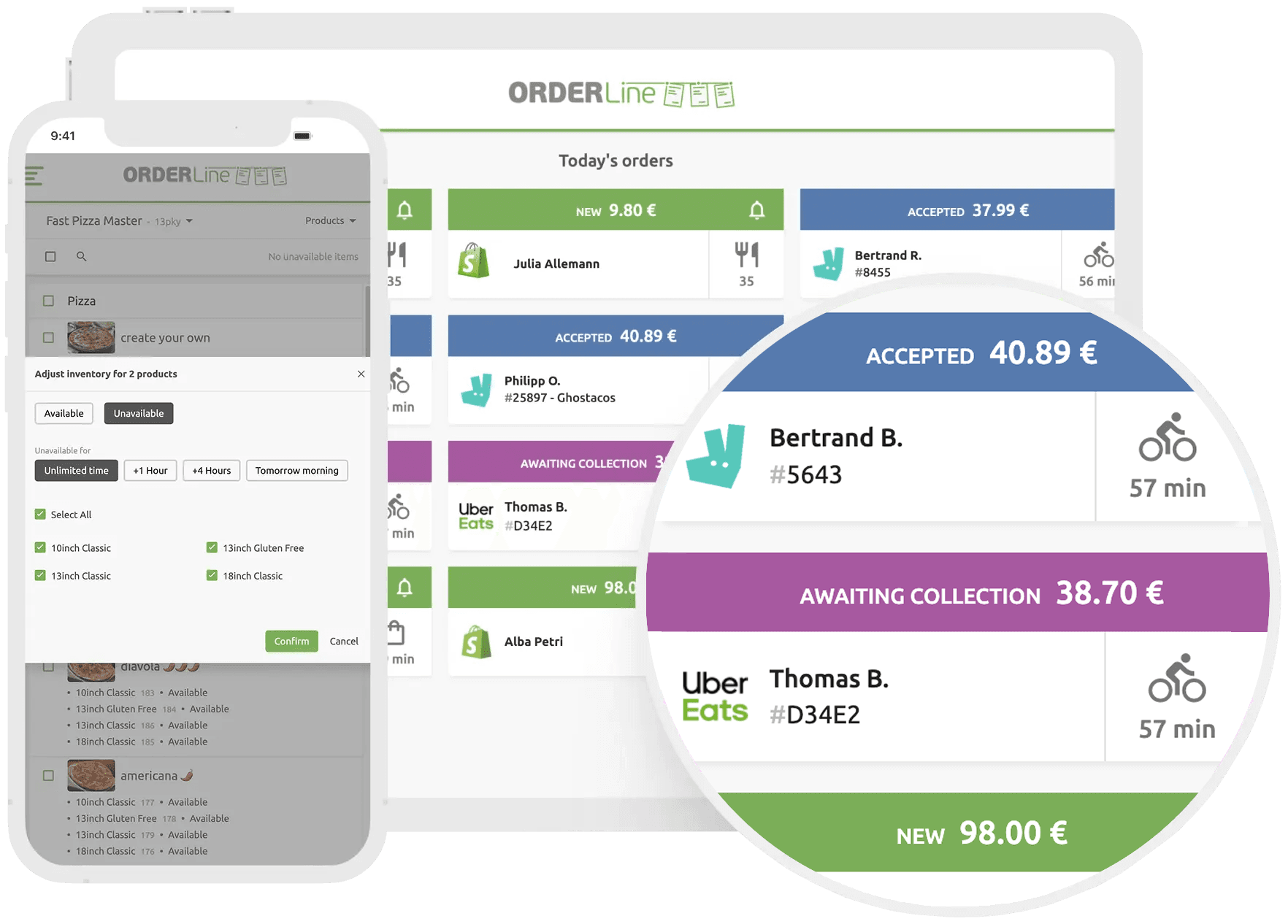 OrderLine - Receive Orders in One Place
